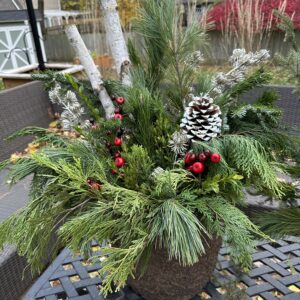 Winter Drop-In Planter Insert