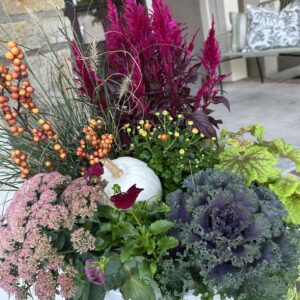 Custom Fall Planters
